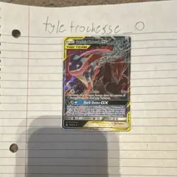 Pokemon Greninja & Zoroark GX 107/214 Sm-Unbroken Bonds Ultra Rare Holo 250 HP - Image 1