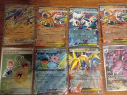 Nintendo Pokemon XY EX Holo Card Lot - Garchomp, Lapras, Skarmory - 8 Cards - Image 1