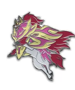 Pokemon Shiny Zamazenta Pin - Pokemon Crown Zenith Pin Collection Single Pin - Image 1