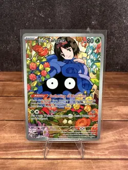 Pokemon TCG Erika's Tangela 218/217 Ascended Heroes Illustration Rare NM+ - Image 1