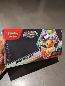Pokemon TCG Scarlet & Violet (1x) Prismatic Evolutions Surprise Box - NEW SEALED - Image 1