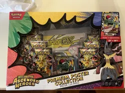 Pokemon TCG Ascended Heroes Poster 2 Boxes Mega Lucario & Mega Gardevoir - Image 4