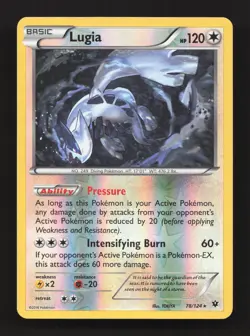 Lugia 78/124 Rare Fates Collide Pokemon Near Mint - Image 1