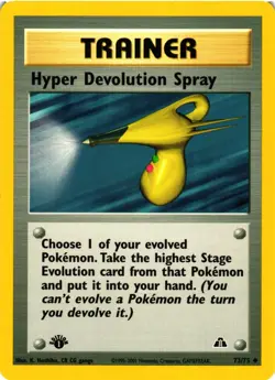 Pokemon TCG Hyper Devolution Spray Neo Destiny 73/75 1st Edition VLP - Image 1