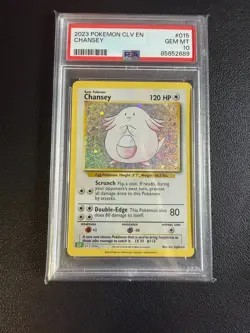 2023 Pokemon CLV EN Chansey PSA 10 - Image 1