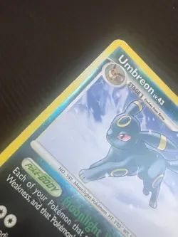 Pokemon TCG Umbreon 32/100 Rare Reverse Holo Majestic Dawn MP/HP - Image 3