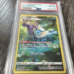 2022 Pokemon Full Arts Vaporeon Brilliant Stars. PSA 10 - Image 5