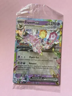 Pokemon Promo Espeon EX Prismatic Evolutions 034/131 270 HP Holo English - Image 1