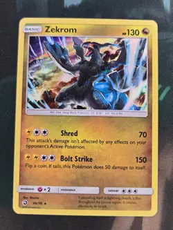 Zekrom 46/70 Holo R Dragon Majesty NM/M Pokemon - Image 1