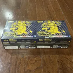 Lot of 2 Pokemon TCG: Surging Sparks Elite Trainer Box (ETB) Free Shipping - Image 2