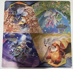 Pokemon Sun & Moon Unbroken Bonds 2 Player Promotional Playmat - Image 1