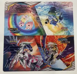 Pokemon - Store Exclusive Sun & Moon Cosmic Eclipse 2-Player Playmat - Image 1