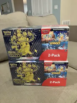 Pokemon Surging Sparks 2 Pack - Elite Trainer Box ETB+ Booster Bundle (Set Of 2) - Image 1