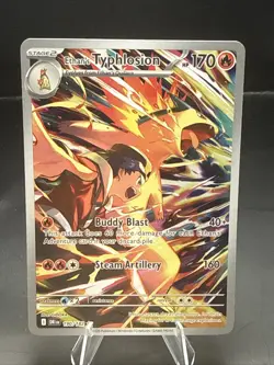 Pokemon Ethan's Typhlosion 190/182 Holo Illustration Rare Destined Rivals - Image 1