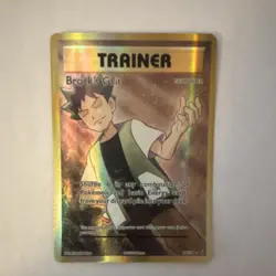 Pokemon Brock's Grit Ultra Rare 107/108 Evolutions Full Art Holo - Image 1