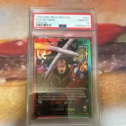 One Piece Kouzuki Oden EB02 Leader Special Foil PSA 10 EB02-001 2025 English - Image 1