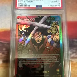 One Piece Kouzuki Oden EB02 Leader Special Foil PSA 10 EB02-001 2025 English - Image 4