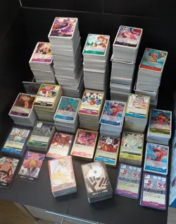 One Piece Job Lot Of 4500+ Card Bundle Includes Foils Japanese - Image 1