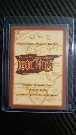 BANDAI One Piece Hyper Battle S84 LUFFY ZORO GOLD STAMPED SCARCE EARLY CARD - Image 2