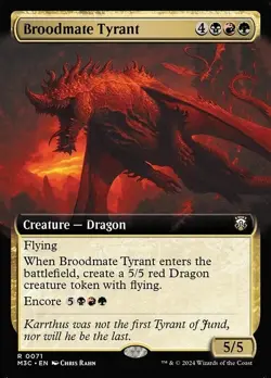 Broodmate Tyrant - Modern Horizons 3 Commander - MTG - Image 1