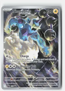 THUNDURUS 209 HOLO PROMO SCARLET & VIOLET PROMO POKEMON NM - Image 1
