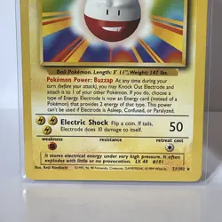 Electrode #21/102 Base Set Pokemon TCG - Image 3