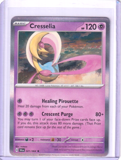 Cresselia Holo #21 Pokemon Shrouded Fable 2024 TCG - Image 1