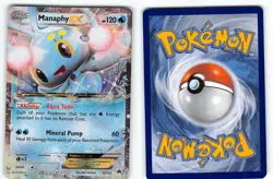 MANAPHY EX 32/122 HOLO RARE EX BREAKPOINT POKEMON NM - Image 1