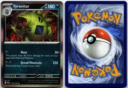 TYRANITAR 135/193 RARE PALDEA EVOLVED POKEMON HOLO NM - Image 3