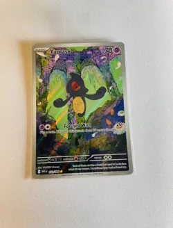 Yamask Pokemon TCG White Flare 122/086 Full Art Illustration Rare NM - Image 1