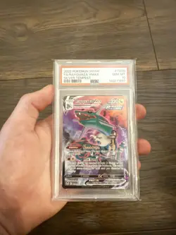 2022 POKEMON FA/RAYQUAZA VMAX SWORD & SHIELD SILVER TEMPEST #TG20 PSA 10 - Image 3
