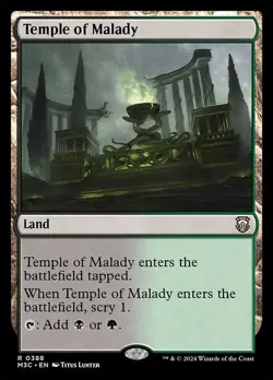 Temple of Malady - Modern Horizons 3 Commander - MTG - Image 1