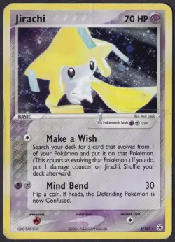 Pokemon Jirachi 8/101 Holo EX Hidden Legends - Image 1
