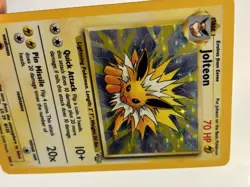 Pokemon TCG Jolteon Jungle 4/64 Holo Unlimited Holo Rare LP/NM - Image 4
