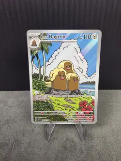 Alolan Dugtrio 208/191 IR Illustration rare Pokemon TCG Surging Sparks SV8 NM - Image 1