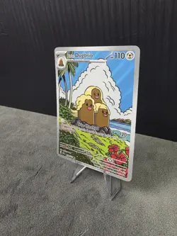 Alolan Dugtrio 208/191 IR Illustration rare Pokemon TCG Surging Sparks SV8 NM - Image 2