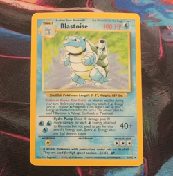 Pokemon Blastoise Base Set Holo Rare 2/102 1999 Wizards of the Coast - Image 1