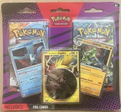Pokemon TCG Enhanced 2 Pack Blister (Team Rocket's Articuno, Zapdos, Tyranitar) - Image 1