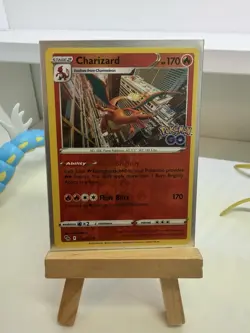 Pokemon TCG Near Mint Pokemon Go Charizard 010/078 Reverse Holo - Image 1