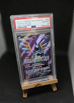 2018 POKEMON SUN & MOON LOST THUNDER #202 FULL ART/SIGILYPH GX PSA 10 - Image 1