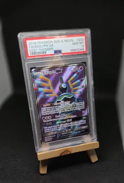 2018 POKEMON SUN & MOON LOST THUNDER #202 FULL ART/SIGILYPH GX PSA 10 - Image 2