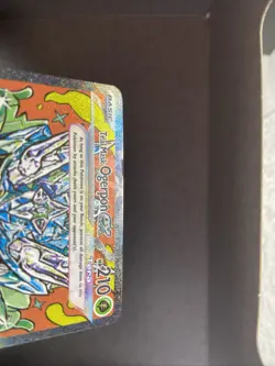 Pokemon Prismatic Evolutions- Teal Mask Ogerpon EX- #145/131, (Miscut- Mint) - Image 3