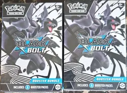 Pokemon TCG Black Bolt White Flare Phantasmal Flames Mega Evolution Bundles - Image 1