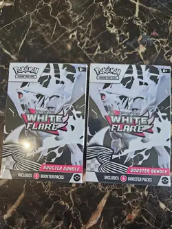 Pokemon TCG Black Bolt White Flare Phantasmal Flames Mega Evolution Bundles - Image 2