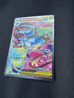 Pokemon Mega Venusaur EX 177/132 Me01: Mega Evolution Full Art Holo 380 HP - Image 2