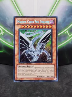 Yugioh Malefic Cyber End Dragon YMP1-EN004 Secret Rare Limited Edition NM - Image 1
