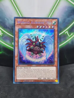 Yugioh Winged Kuriboh LV6 BLTR-EN001 Secret Rare 1st Edition NM - Image 1
