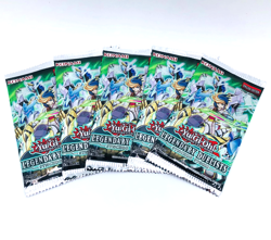 5 Pack YuGiOh! Legendary Duelists: Synchro Storm Factory Sealed Booster Pack TCG - Image 1