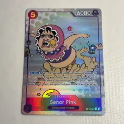 One Piece -TCG- Senor Pink (Parallel) OP10-067 Royal Blood Foil -NM - Image 1