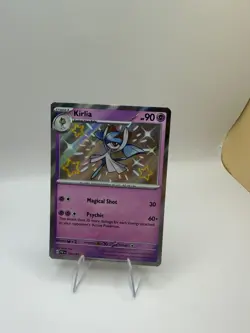 Kirlia Shiny Holo Rare Scarlet & Violet Paldean Fates Card 154/091 NM Condition - Image 1